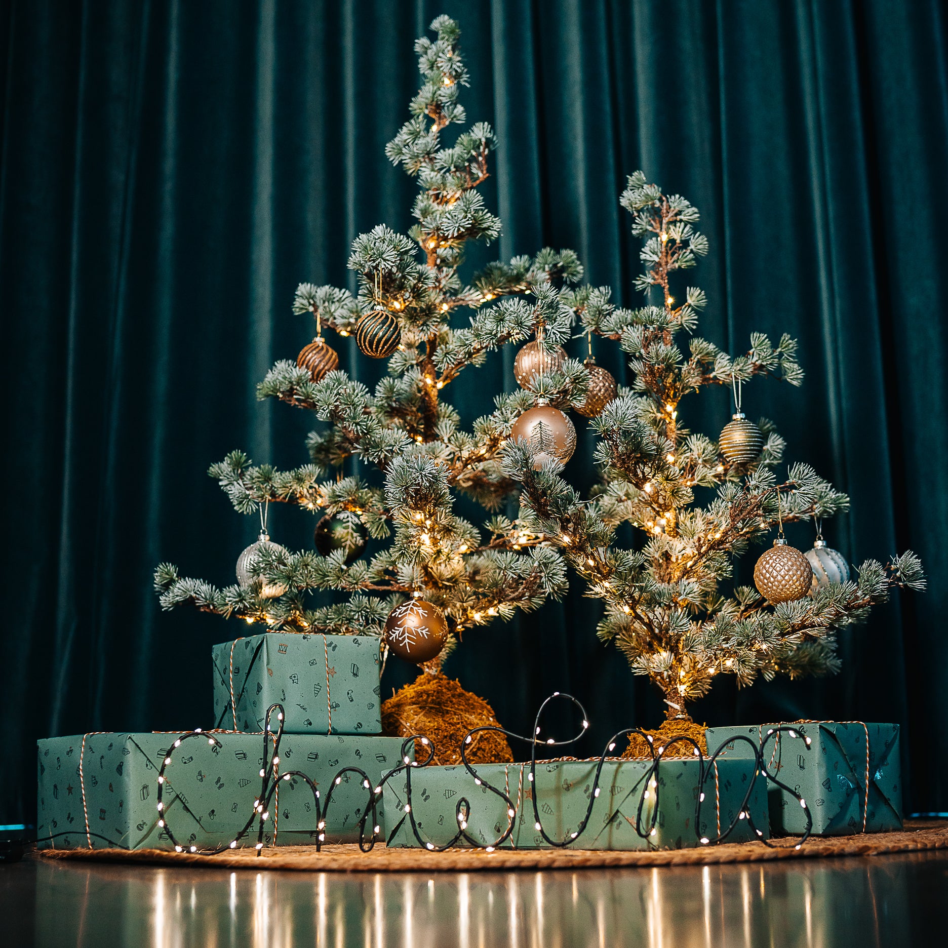 Christmas LED-lys skilt